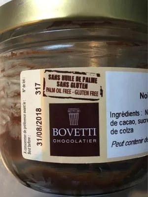 Véritable pâte à tartiner noisettes chocolat noir
