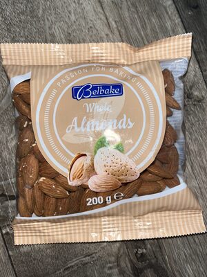 Belbake Amandes de Californie décortiquées