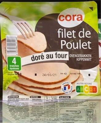 Filetdepouletdoréaufour