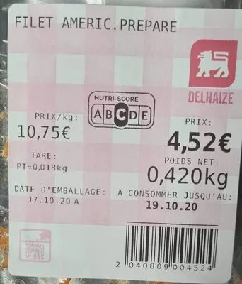 Delhaize Américain delhaize préparé