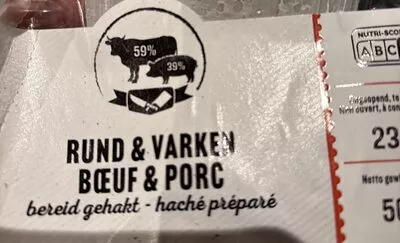 Haché bœuf et porc