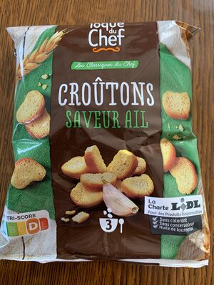 Image descriptive de Croûtons Saveur Ail