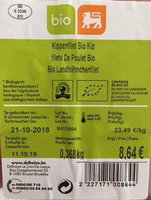 Delhaize Filets de poulet