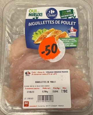 Aiguillettes de poulet