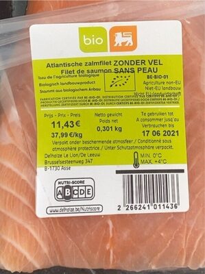 Delhaize Filet de saumon san peau