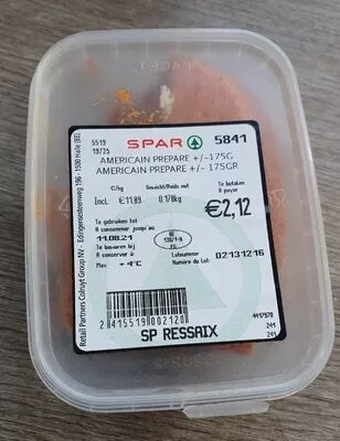 Américain préparé Spar