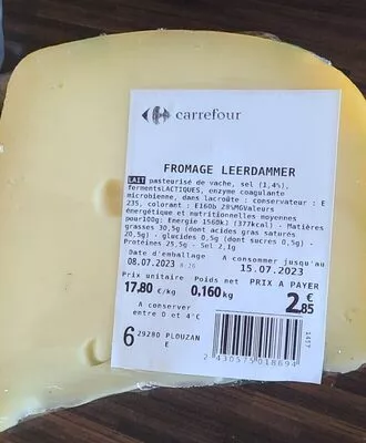 Fromage Leerdamer carrefour