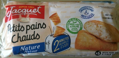 Image descriptive de Petits pains chauds Nature