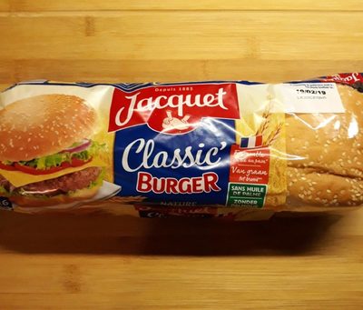 Image descriptive de Classic burger nature