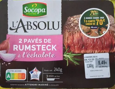 L'Absolu Pavés de Rumsteck à l'Echalote