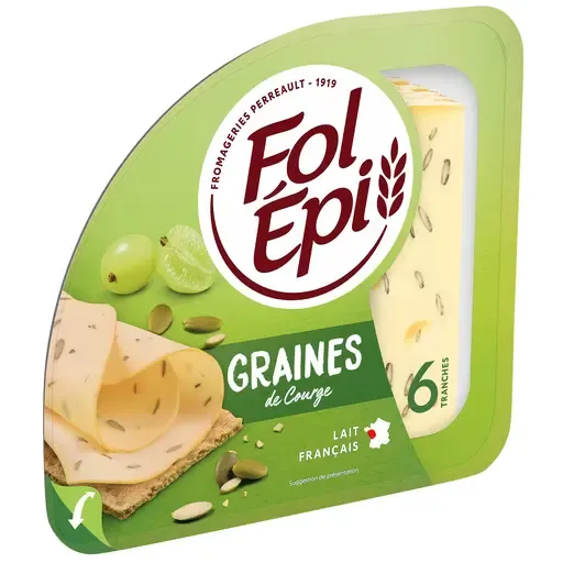 Fromage en tranches Graines de courge - 6 tranches