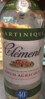 Rhum blanc agricole - Martinique