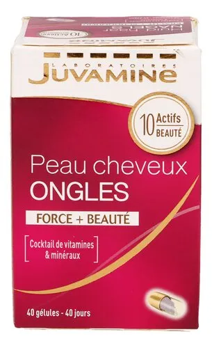 JUVAMINE Peau cheveux ongles 40pc