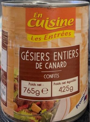 Image descriptive de 4 / 4 Gesier Confit Canard En Cuisine