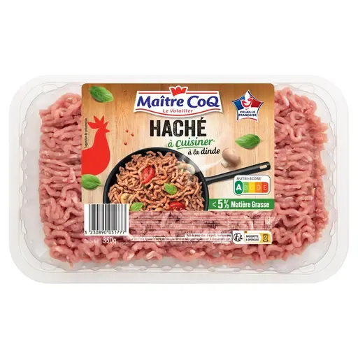 MAITRE COQ Haché de dinde à cuisiner