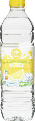 Eau à l'arôme naturel de citron