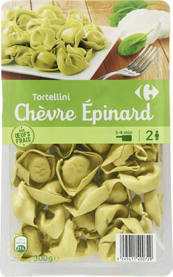 Image descriptive de TortelliniChèvreÉpinards