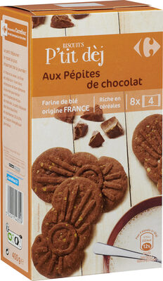 Image descriptive de BiscuitsPtitdèjAuxpépitesdechocolat