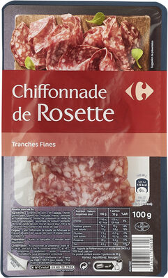 Image descriptive de Chiffonnade de rosette