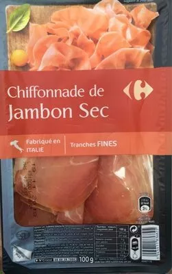 Chiffonnade de Jambon Sec