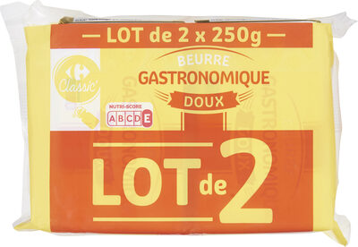 Carrefour Beurre gastronomique doux