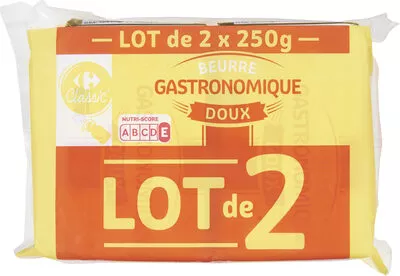 Beurre gastronomique doux