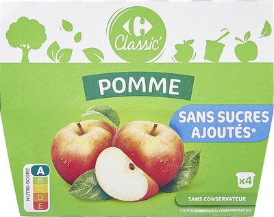 Pomme Sans sucres ajoutés*