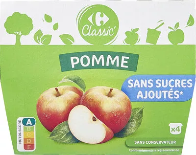 Carrefour Pomme Sans sucres ajoutés*