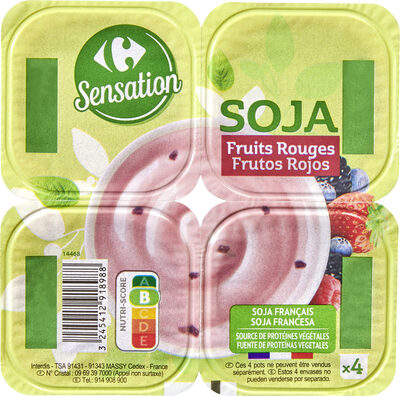 Soja fruits rouges