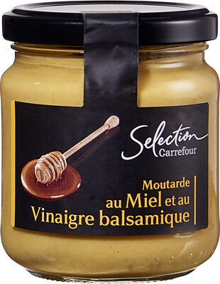 Image descriptive de MOUTARDE Au Miel et Vinaigre balsamique