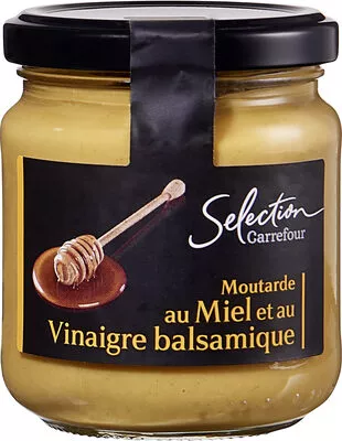 Carrefour Sélection, Carrefour MOUTARDE Au Miel et Vinaigre balsamique