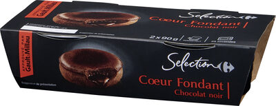 Cœur fondant - Chocolat noir