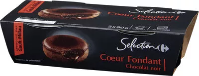 Carrefour,Carrefour Sélection Cœur fondant - Chocolat noir