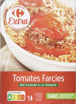 Image descriptive de TomatesFarciesRizcuisinéàlatomate