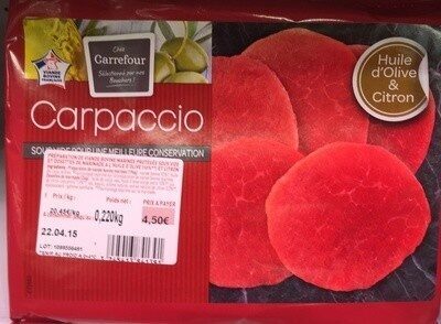 Image descriptive de Carpaccio