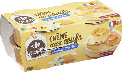 CREME aux œufs Saveur vanille