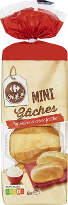 Image descriptive de Mini Gâches Pur beurre et crème fraîche