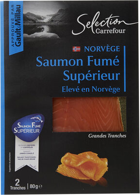 Carrefour Saumon fumé supérieur