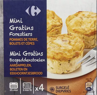 Carrefour Mini Gratins Pommes de terre, bolets & cèpes