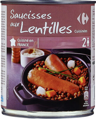 SaucissesauxLentillesCuisinées