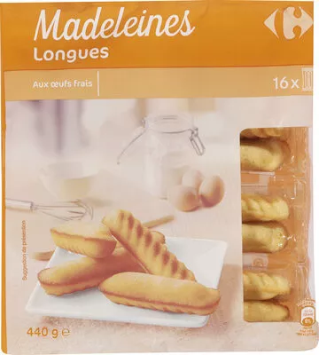 Carrefour Madeleines longues Moelleuses