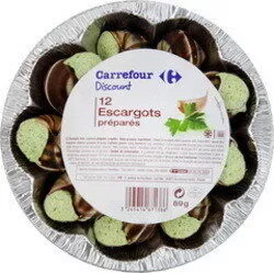 Carrefour Discount, Carrefour Escargots helix lucorum prepares, belle grosseur