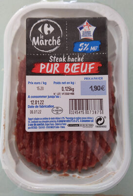 Image descriptive de Steak Haché 5%