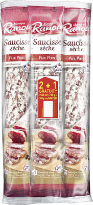 Image descriptive de Saucisse sèche pur porc