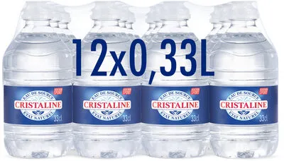 CRISTALINE Eau De Source 12x0.33L (Bouchon Sport)