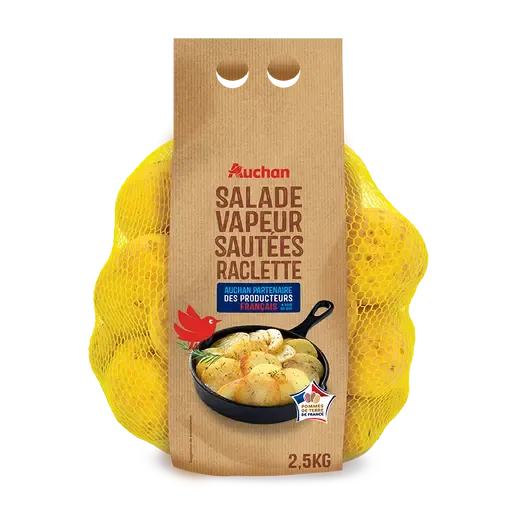 AUCHAN Pommes de terre de consommation à chair ferme salade vapeur sautées raclette