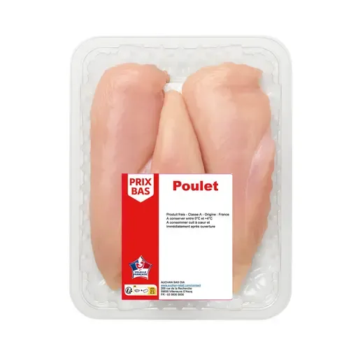 PRIX BAS Filets de poulet blanc