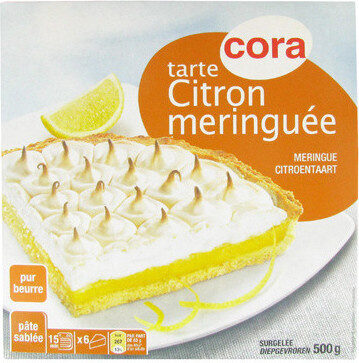 Image descriptive de TarteCitronMeringuée500GrammesMarqueCora