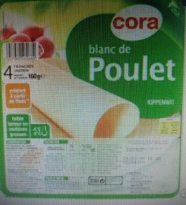 Cora,Groupe Louis Delhaize Jambon de poulet 60g