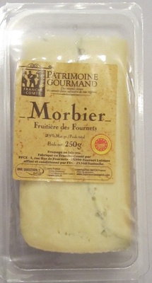 Patrimoine Gourmand,Groupe Louis Delhaize Morbier AOP Fruitière des Fournets (29 % MG)